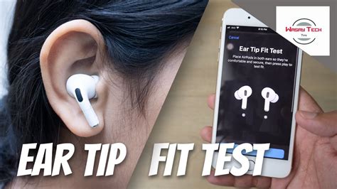 airpod seal test|ear tip fit test airpods pro.